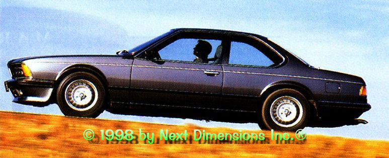 The BMW 6 series csi